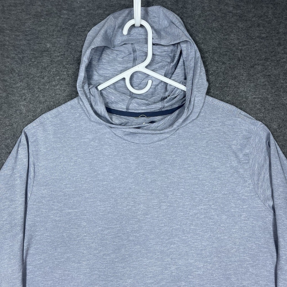 REI Co-op Sahara Shade Hoodie Mens 3XL Blue gray Hiking Trail Gorp UPF 50